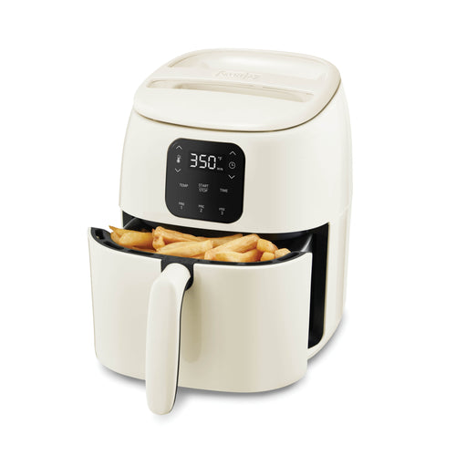 Ceramic Nonstick Tasti-Crisp Digital Air Fryer 2.6 Qt. - Cream Matte