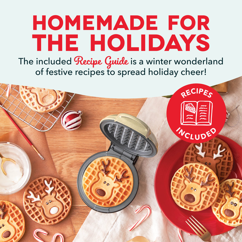 Reindeer Mini Waffle Maker