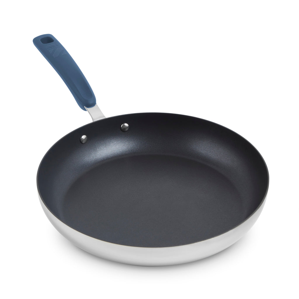 12" TruPro Stainless Steel Fry Pan - Zakarian Blue